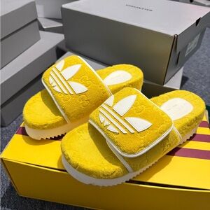 Gucci X Adidas Magic Sponge Gg sandals